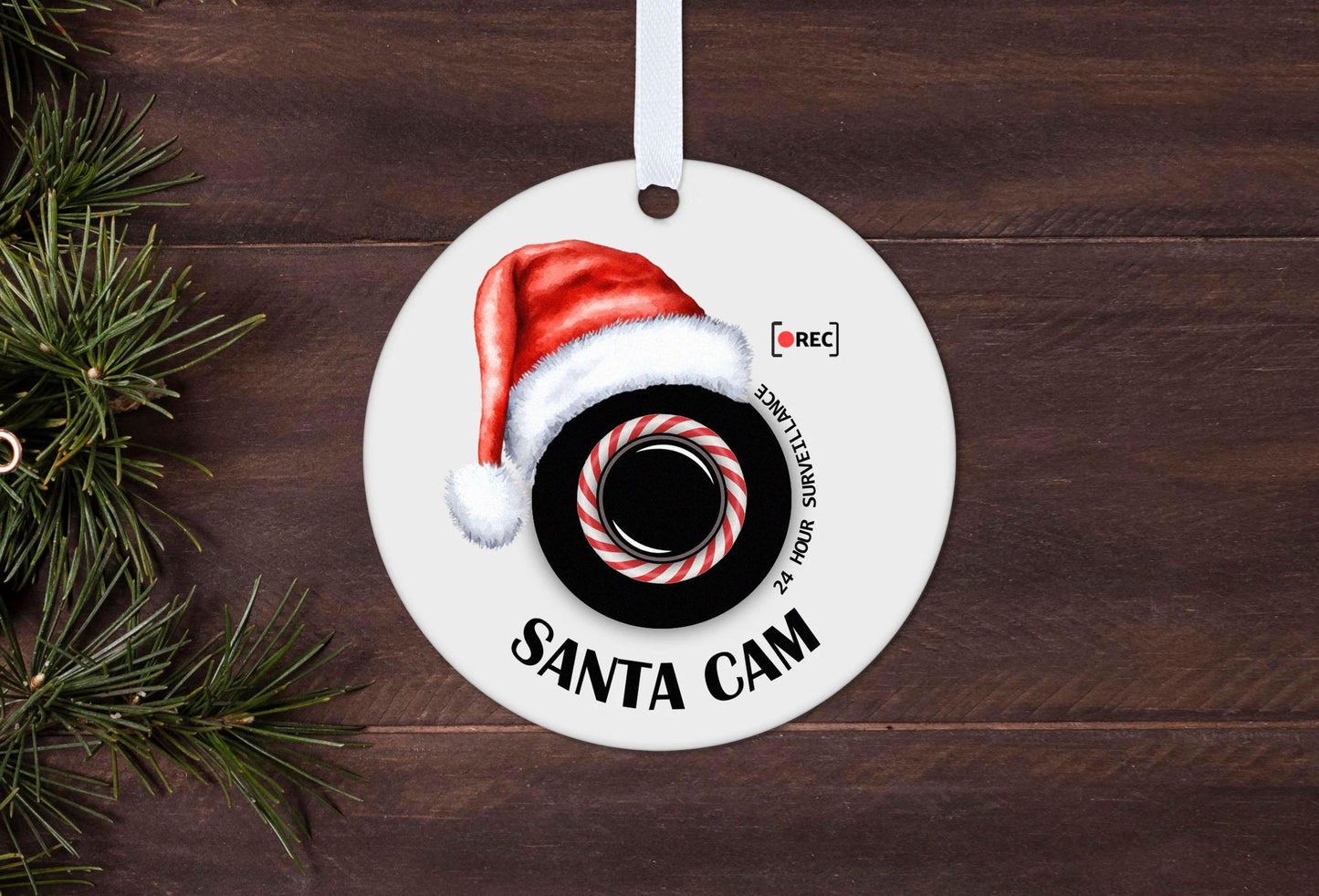 Kids Santa Cam Surveillance Camera Christmas Gift Boxed Christmas Bauble Tree Decoration