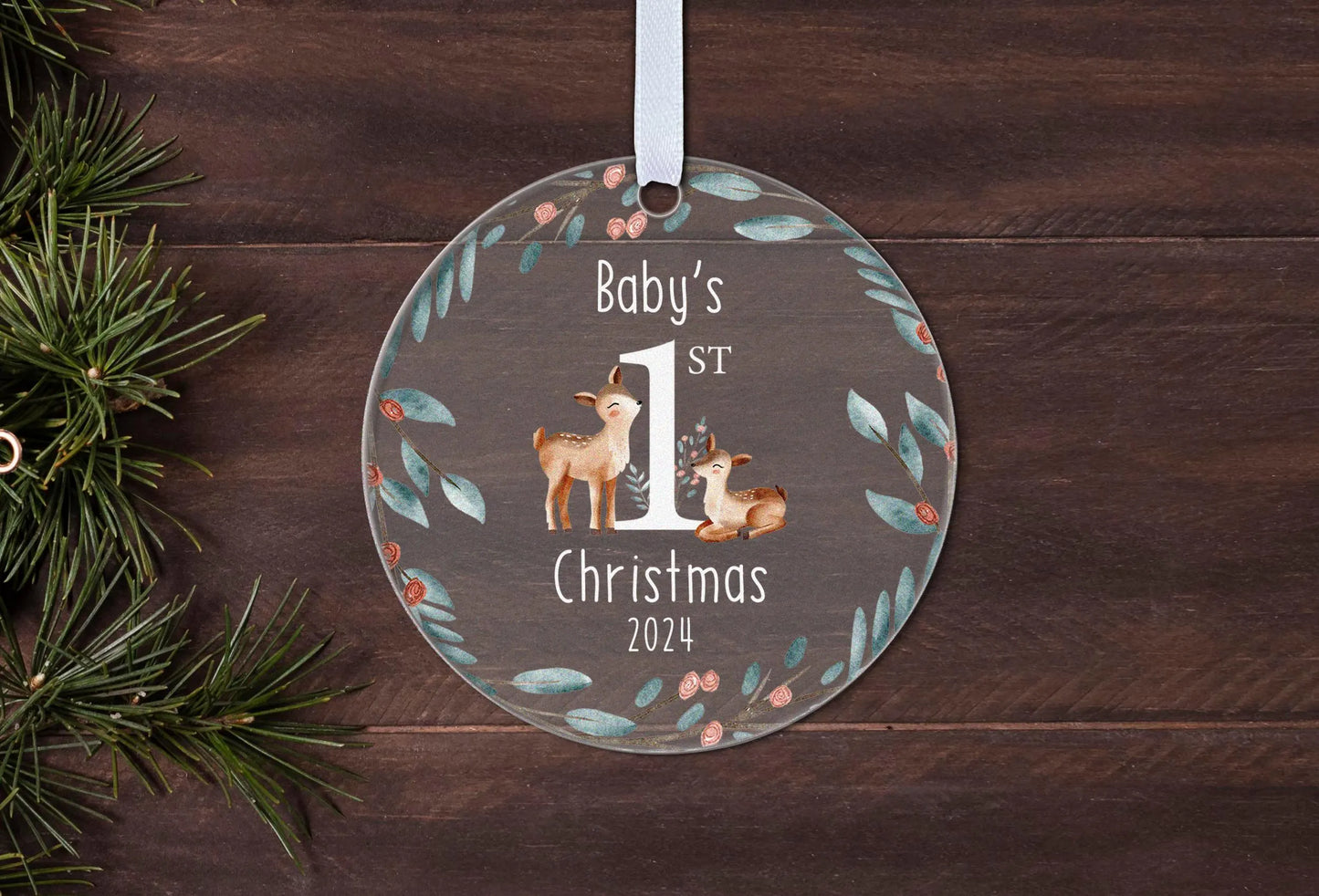 Babies First Christmas Gift Boxed Christmas Bauble Tree Decoration